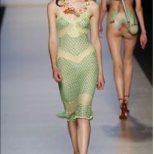 RARE 90s Missoni runway slip dress